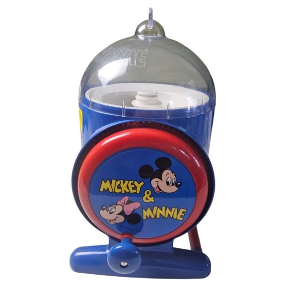 Zojirushi Disney Mickey Minnie Ice Shaver Machine Blue Red MHF-10D Vtg RARE HTF - Picture 2 of 13